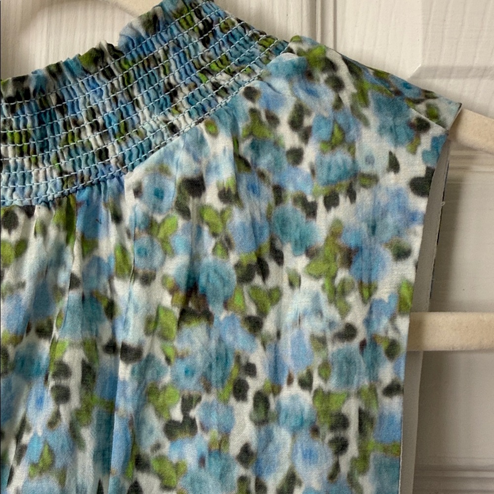 Floral Sleeveless Ruffle Mini Dress - Picture 4 of 4